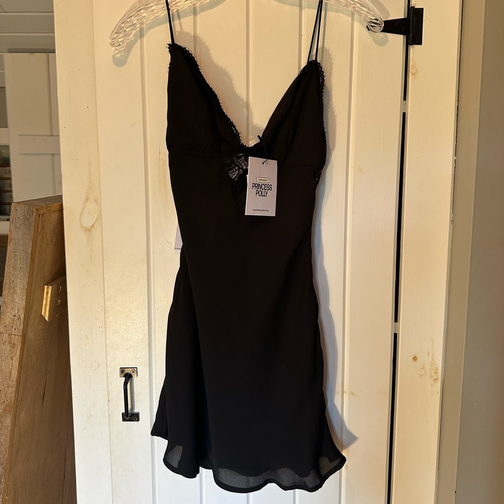 Princess Polly Black Lace dress new with tags